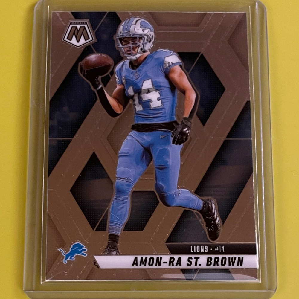 Amon-Ra St. Brown #2 2025 Panini Mosaic Football Trading Card